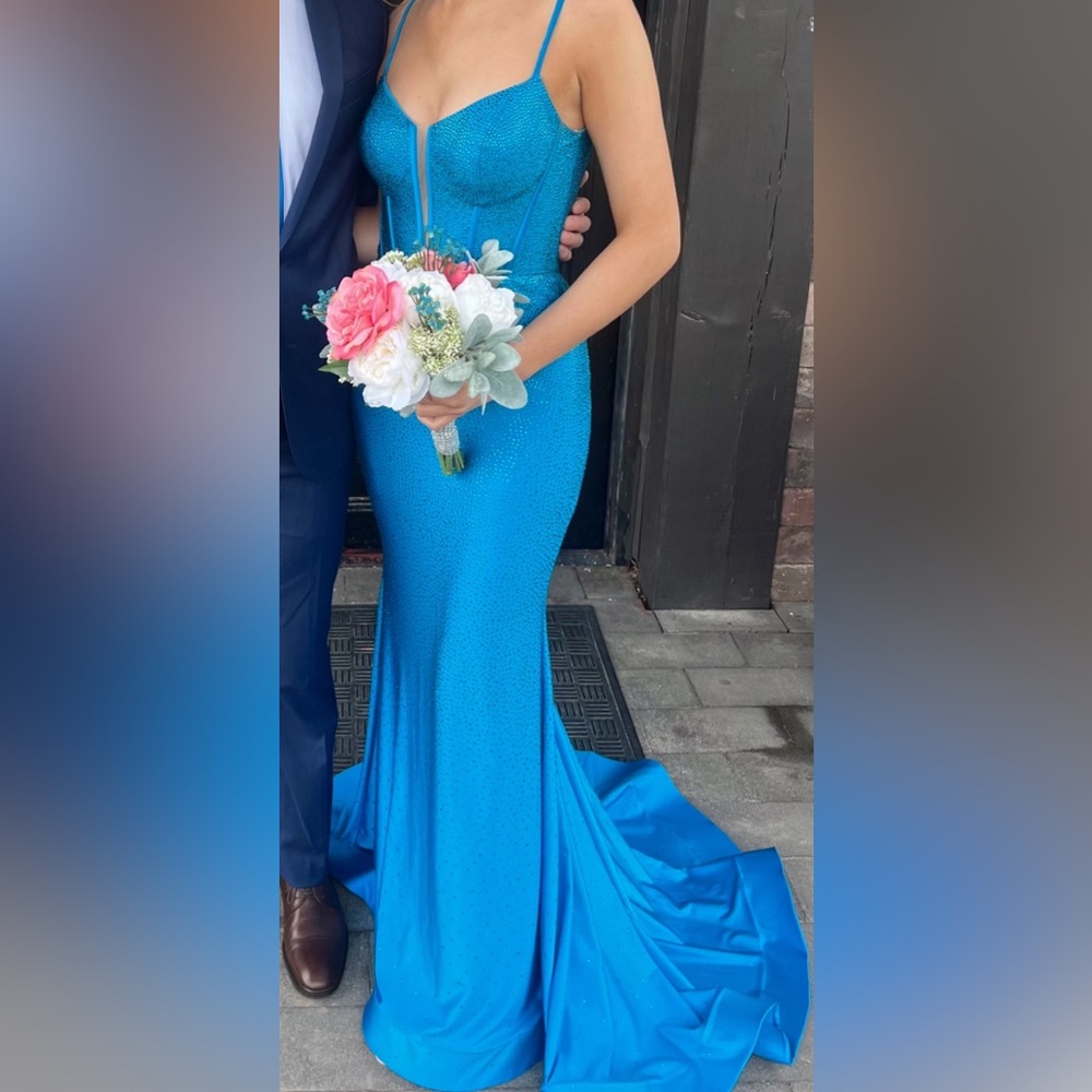 Sherri Hill Prom Dress & Earrings- Style #55519